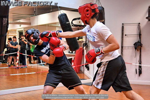 2019-05-16 Milano - pound4pound boxe 2223 Davide Anesa vs Pietro De Bernardi